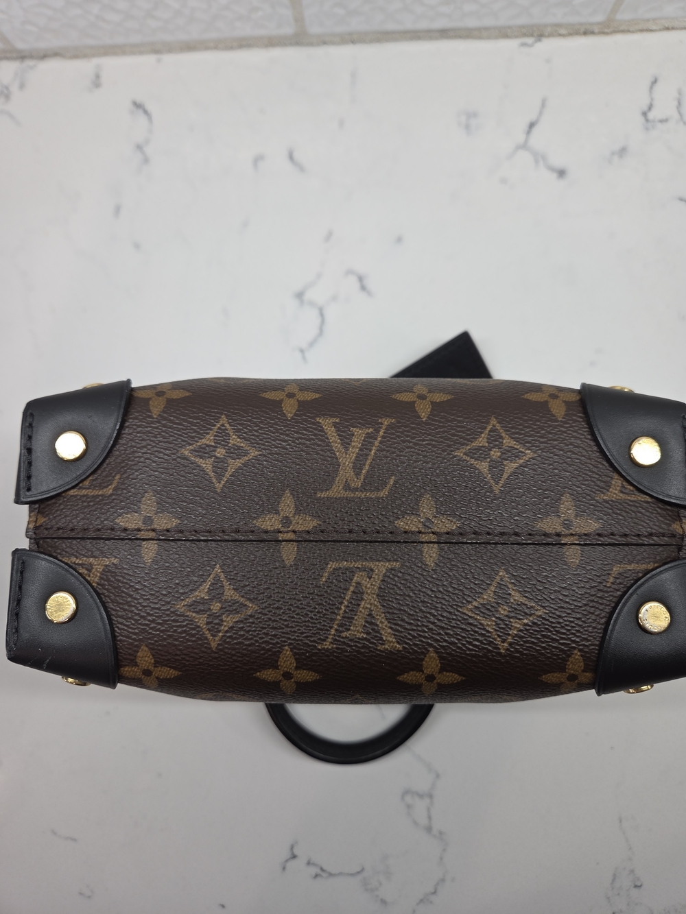 Louis Vuitton Monogram Petite Malle Souple Crossbody Bag - Excellent - Picture 16 of 16